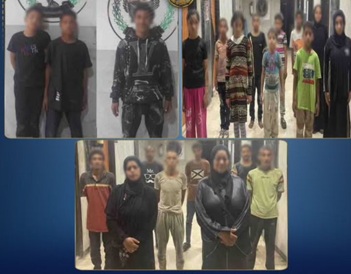 ضبط تشكيل يستغل الأطفال في التسول وبيع السلع بالجيزة